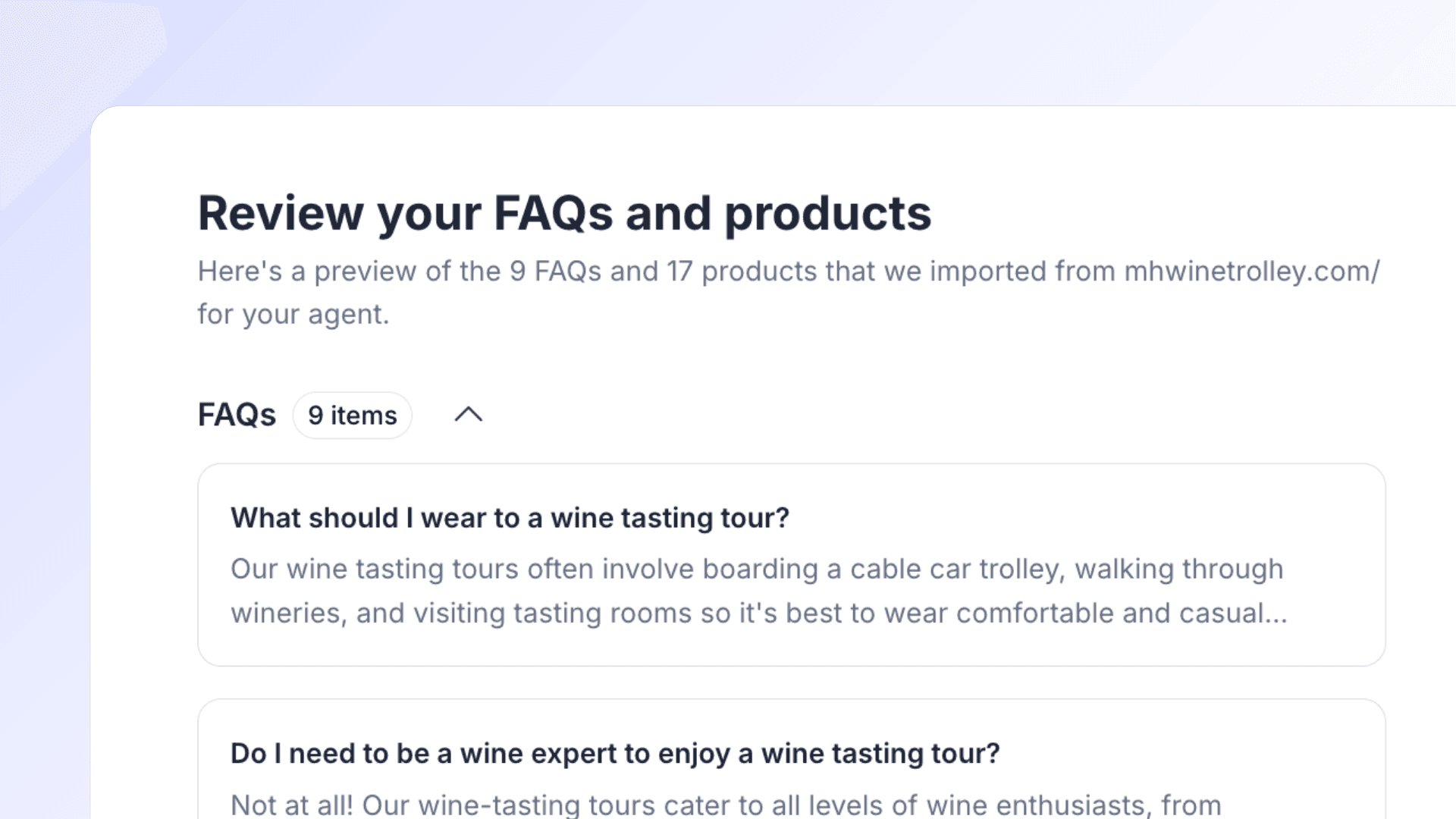 Review and customize your virtual receptionist.